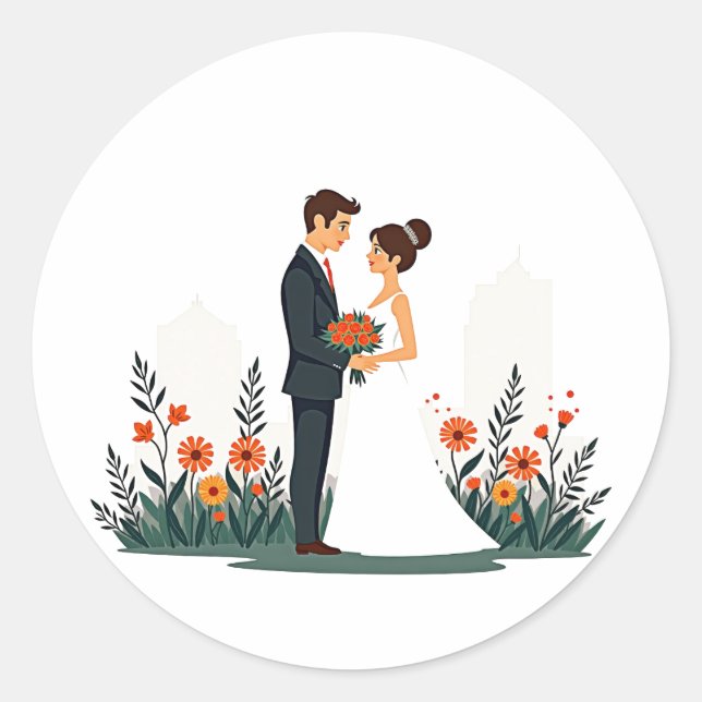 Elegantly Everlasting Love Stickers (Front)