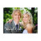 Elegantly Scripted Wedding Thank You Postcard