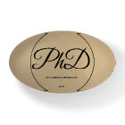 Elegantly Simple Gold Name Year PhD Graduation