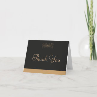 Elegantly thank you card