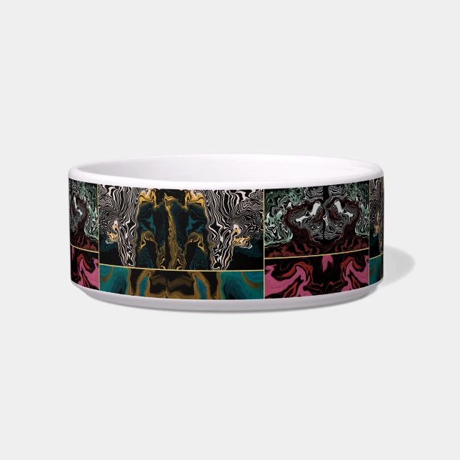 Elegent Abstract MARBLE Pattern Bowl (Front)