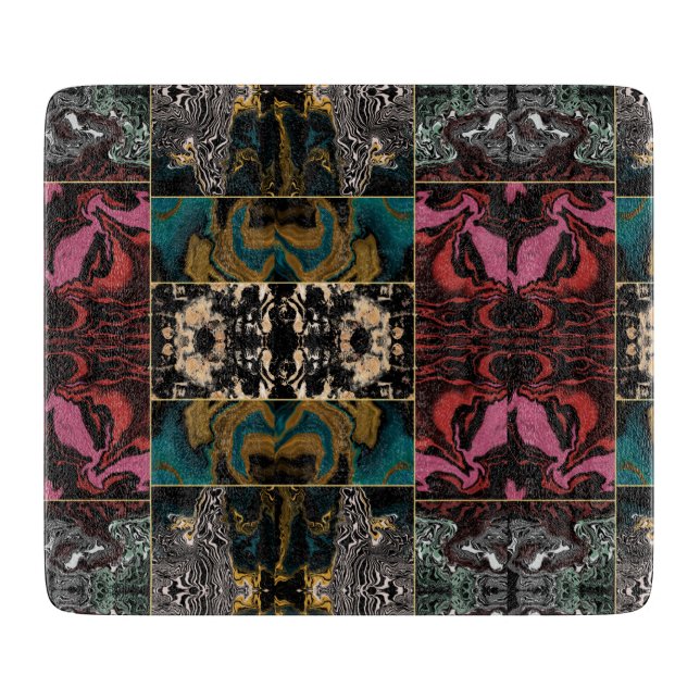 Elegent Abstract MARBLE Pattern Cutting Board (Front)