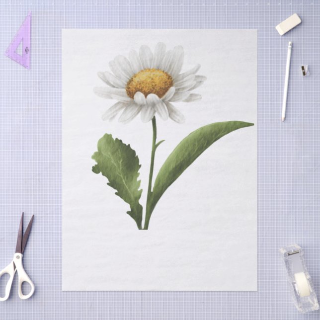 Elegent modren dazie flower tissue paper (Craft)