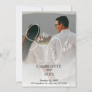 Elegent Save the Date Announcement
