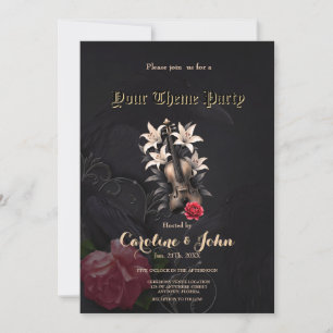 Elegy for a Fallen Song – Romantic Gothic Violin Invitation