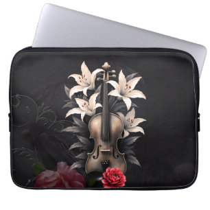 Elegy for a Fallen Song – Romantic Gothic Violin Laptop Sleeve