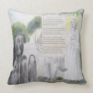'Elegy written in a Country Church-Yard', design 1 Cushion
