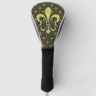 Elelgant Fleur de Lis Design Golf Head Cover