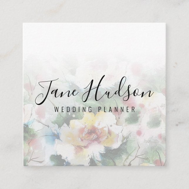 Elelgant Simple Minimalist Editable Business Card (Front)