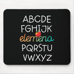 Elemeno Alphabet Preschool Kindergarten - School Mouse Pad