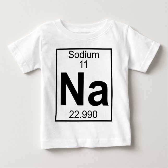 Element 011 - Na - Sodium (Full) Baby T-Shirt (Front)