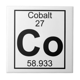 Element 027 - Co - Cobalt (Full) Ceramic Tile