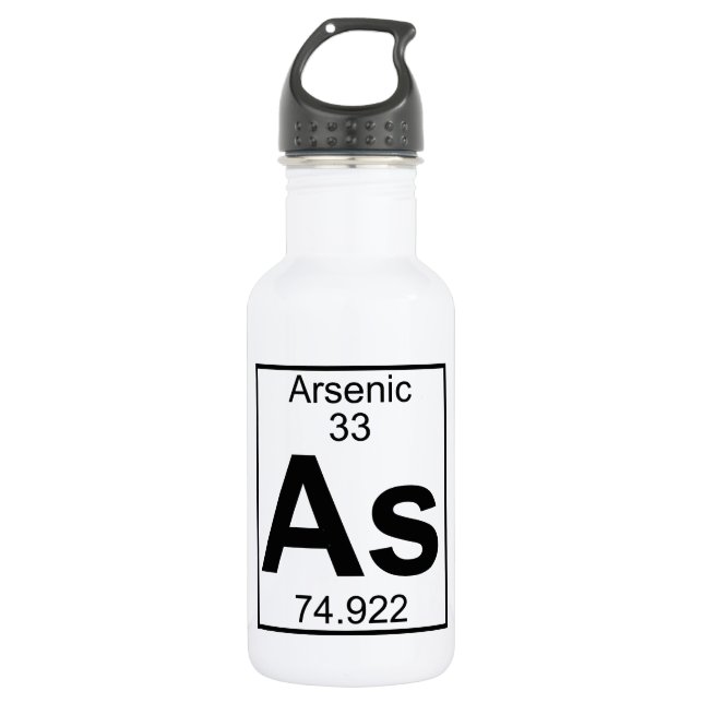 Element 033 - As - Arsenic (Full) 532 Ml Water Bottle (Front)