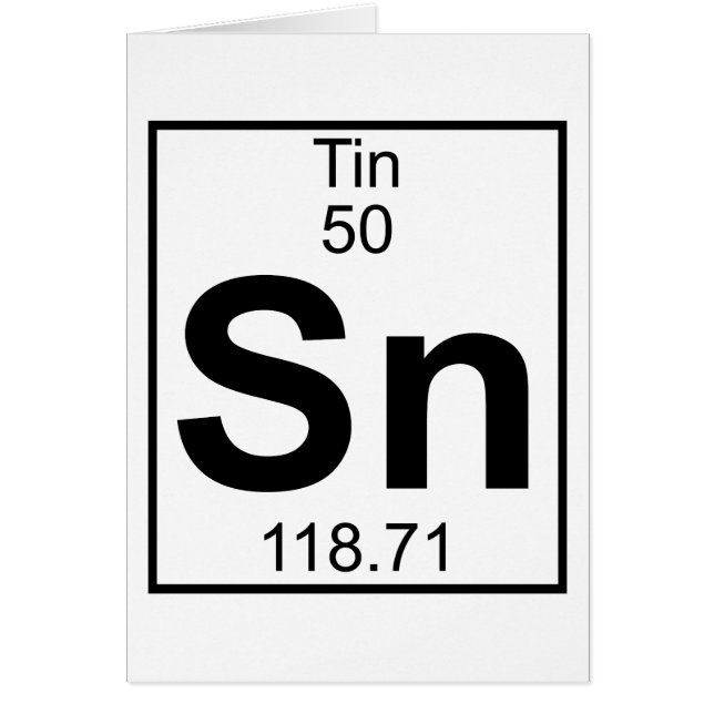 Element 050 - Sn - Tin (Full) (Front)