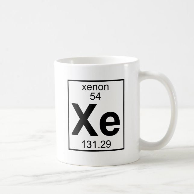 Element 054 - Xe - Xenon (Full) Coffee Mug (Right)