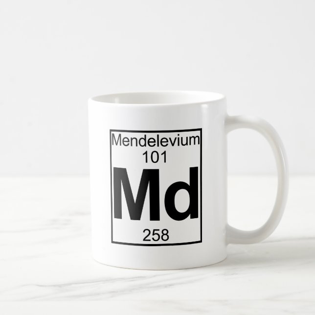 Element 101 - Md - Mendelevium (Full) Coffee Mug (Right)