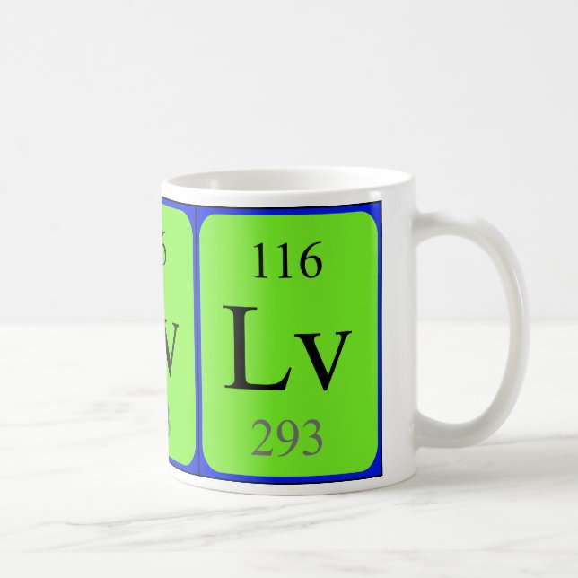 Element 116 mug - Livermorium (Right)