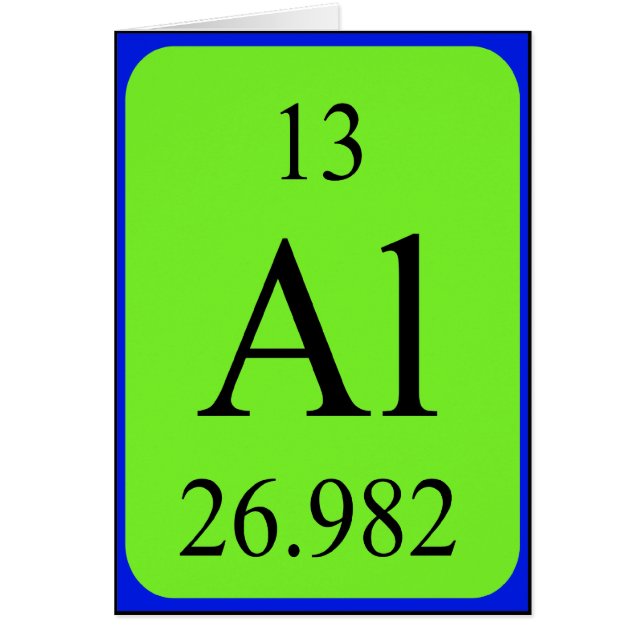 Element 13 card - Aluminium (Front)