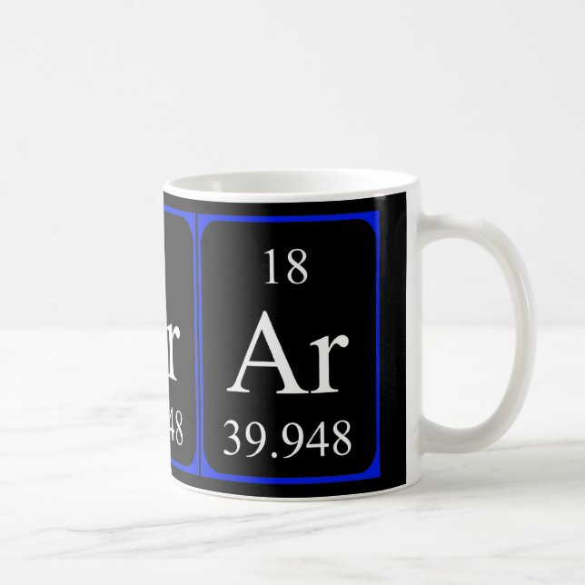 Element 18 mug - Argon black (Right)