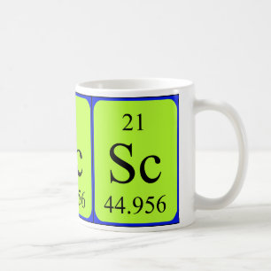Element 21 mug - Scandium