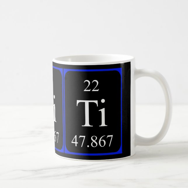 Element 22 mug - Titanium (Right)