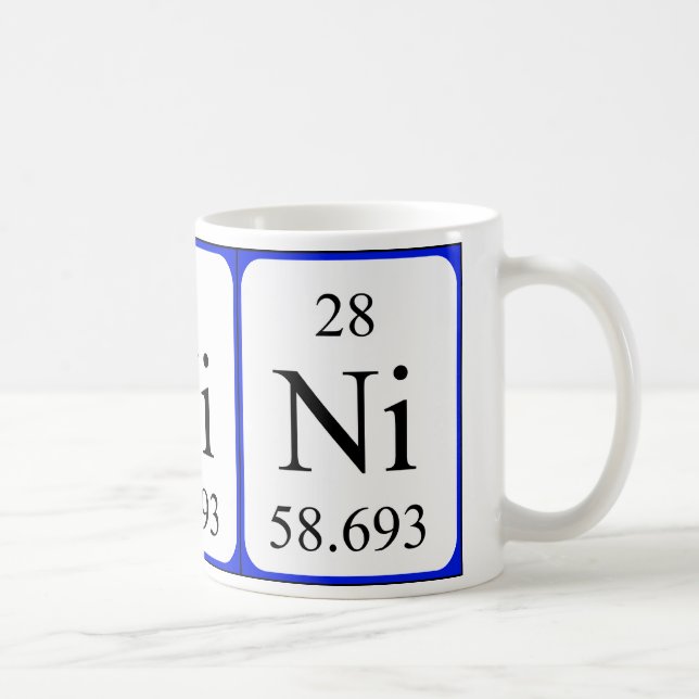 Element 28 white mug - Nickel (Right)