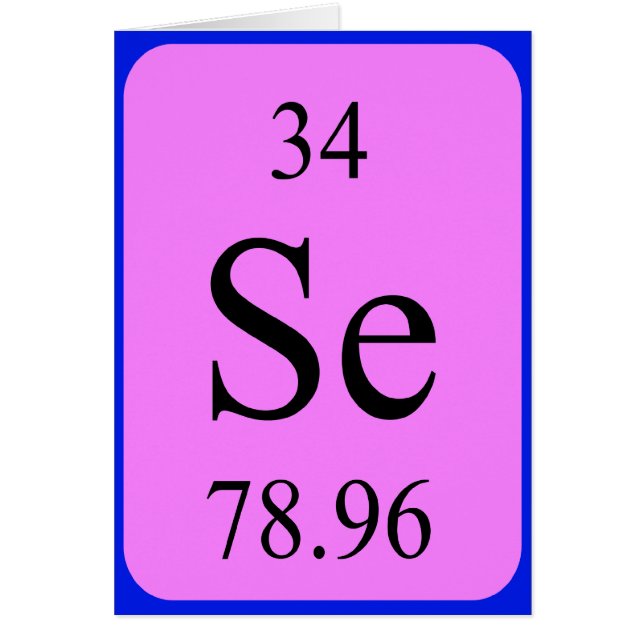 Element 34 card - Selenium (Front)