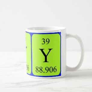Element 39 mug - Yttrium