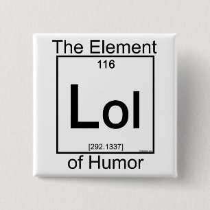 Element LOL 15 Cm Square Badge