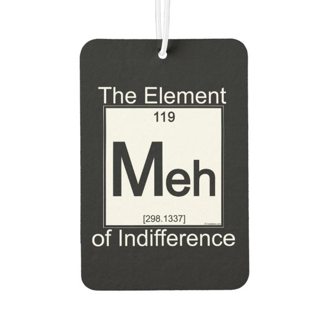 Element MEH Car Air Freshener (Back)