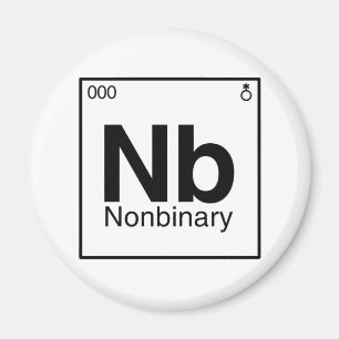 Element NB - Nonbinary Periodic Table Magnet