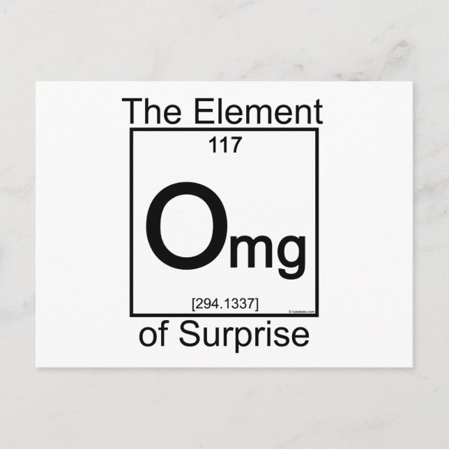 Element OMG Postcard (Front)