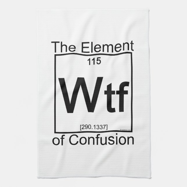 Element WTF Tea Towel (Vertical)