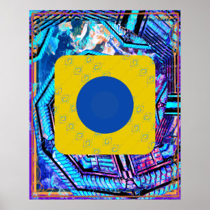 Elemental Air Within Earth Meditation Aid Tattva Poster