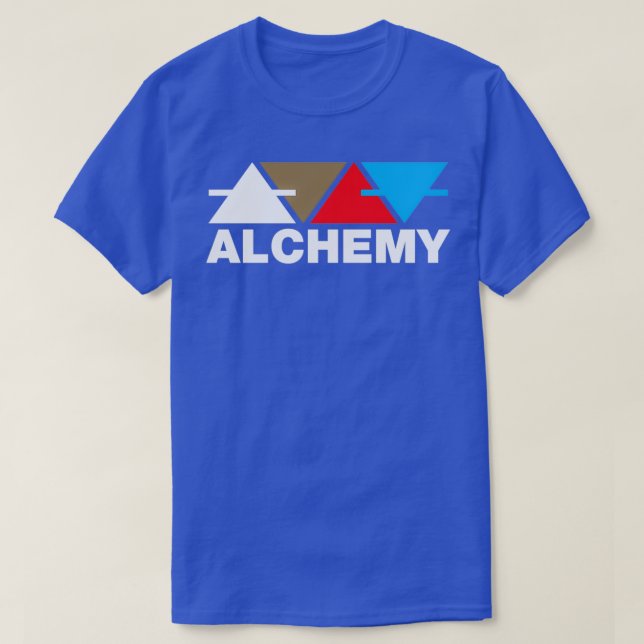 Elemental Alchemy Symbols AIR T-Shirt (Design Front)