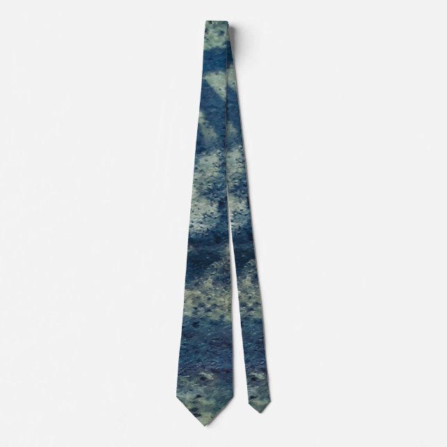 Elemental Beauty Abstract Print Tie (Front)