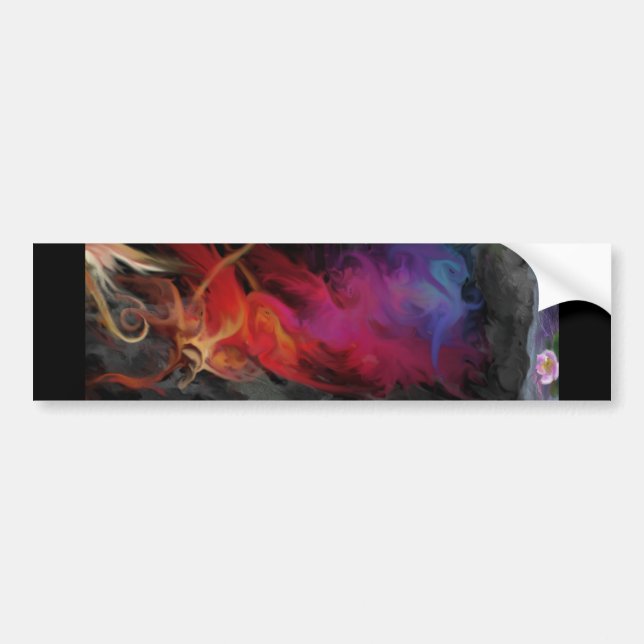 Elemental dragons bumper sticker (Front)