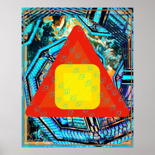 Elemental Earth Within Fire Meditation Aid Tattva Poster (Front)