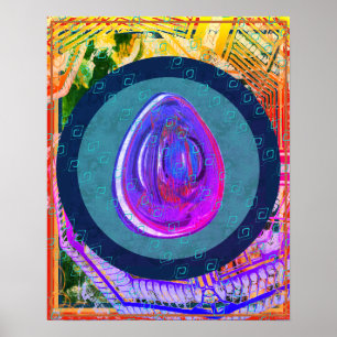 Elemental Ether Within Air Meditation Aid Tattva Poster