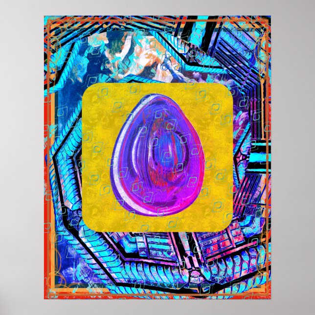 Elemental Ether Within Earth Meditation Aid Tattva Poster (Front)