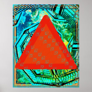 Elemental Fine Within Fire Meditation Aid Tattva Poster