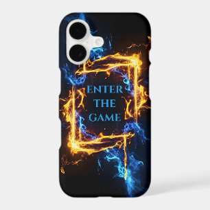 Elemental Magic Blue Orange Fire Portal Frame