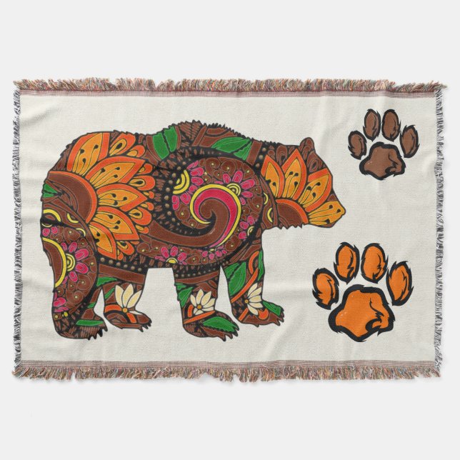 Elemental Nature Throw Blanket (Front)