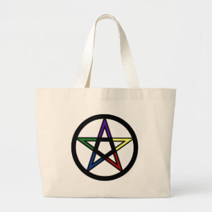 Elemental Pentacle Large Tote Bag