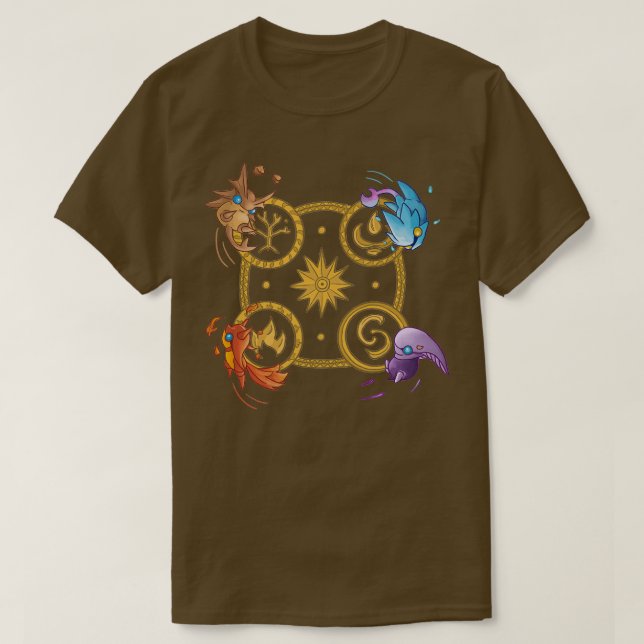 Elemental Stars are here T-Shirt (Design Front)
