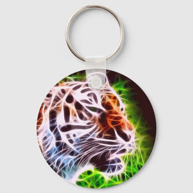 Elemental Tiger Key Ring (Front)