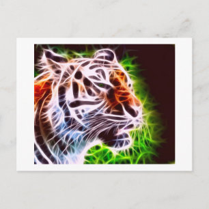 Elemental Tiger Postcard