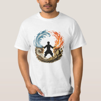 Elemental Warrior | Fire Water Earth Air T-shirt