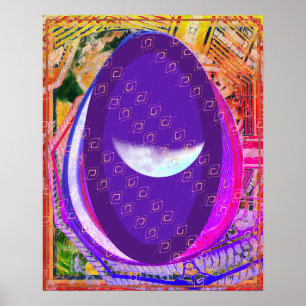 Elemental Water within Ether Meditation Aid Tattva Poster