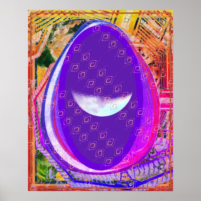 Elemental Water within Ether Meditation Aid Tattva Poster (Front)